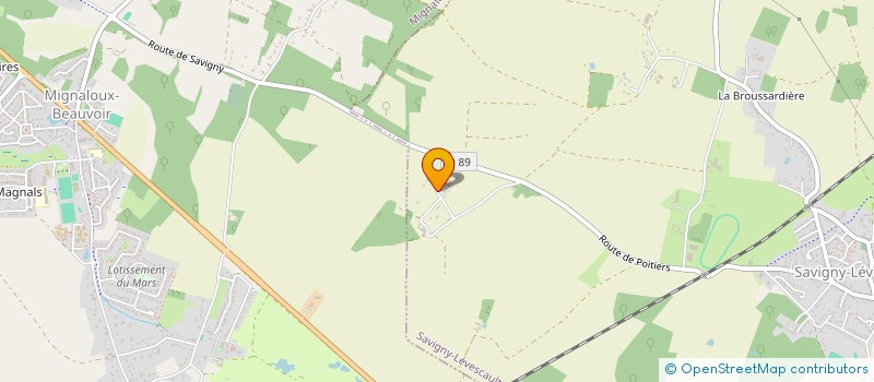 localisation de l'entreprise MONSIEUR JORDAN DOUILLARD  SAVIGNY-LEVESCAULT