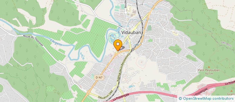localisation de l'entreprise MONSIEUR JORDAN DUARTE à VIDAUBAN