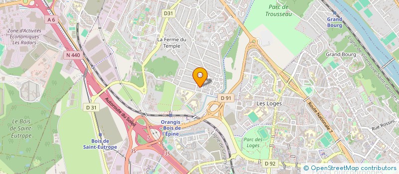 localisation de l'entreprise MONSIEUR JORDAN DUARTE  RIS-ORANGIS