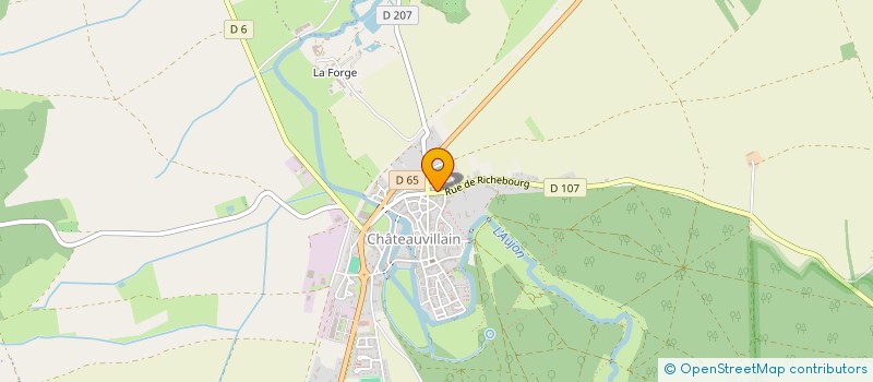 localisation de l'entreprise MONSIEUR JORDAN DUFRESNE à CHATEAUVILLAIN