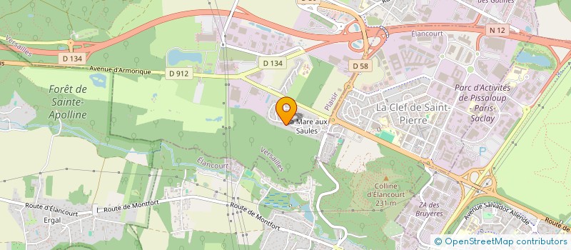 localisation de l'entreprise MONSIEUR JORDAN DUFRESNE  PLAISIR