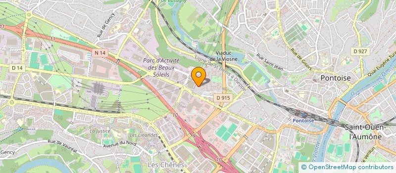 localisation de l'entreprise MONSIEUR JORDAN DUHAMEL  PONTOISE