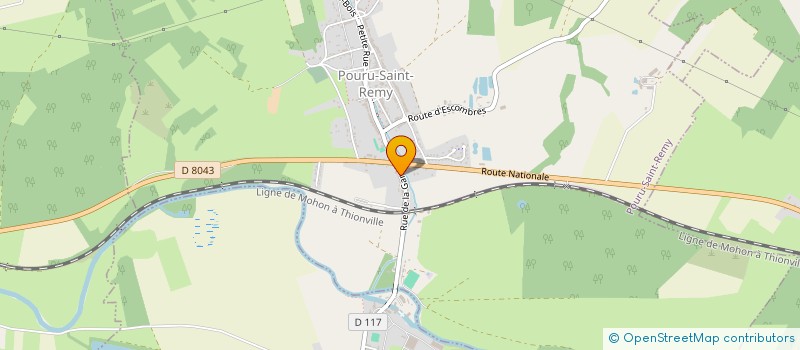 localisation de l'entreprise MONSIEUR JORDAN DUPONT  POURU-SAINT-REMY