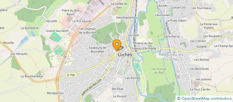 localisation de l'entreprise MONSIEUR JORDAN DURAND  LOCHES