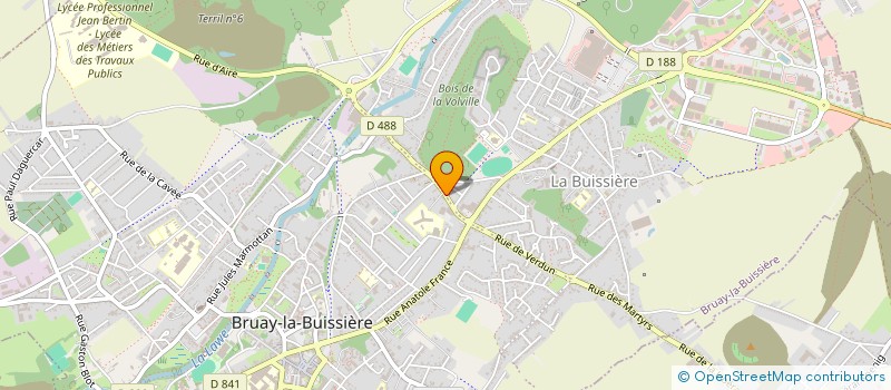 localisation de l'entreprise MONSIEUR JORDAN EVRARD  BRUAY-LA-BUISSIERE