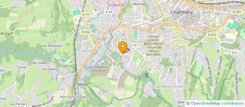 localisation de l'entreprise MONSIEUR JORDAN FAMATAURA  CHAMBERY