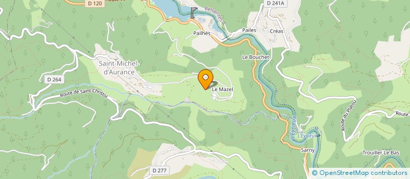 localisation de l'entreprise MONSIEUR JORDAN FARGIER  SAINT MICHEL D'AURANCE