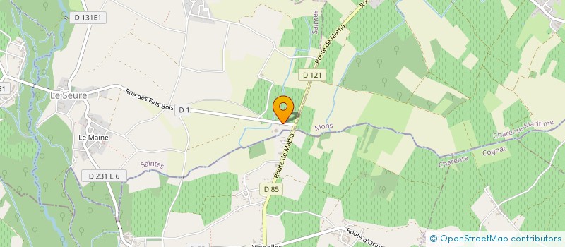 localisation de l'entreprise MONSIEUR JORDAN FERDONNET  LE SEURE