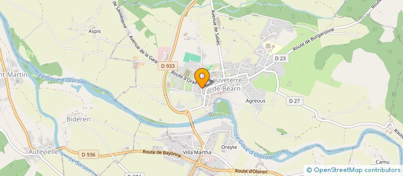 localisation de l'entreprise MONSIEUR JORDAN FERNANDEZ  SAUVETERRE-DE-BEARN