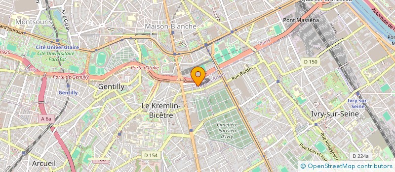 localisation de l'entreprise MONSIEUR JORDAN FERREIRA à LE KREMLIN-BICETRE