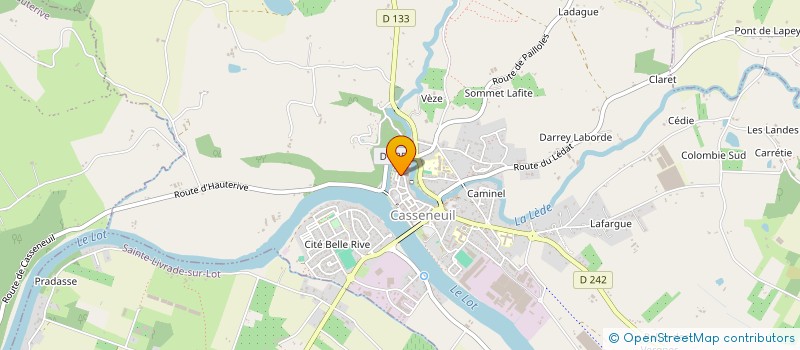 localisation de l'entreprise MONSIEUR JORDAN FETY  CASSENEUIL