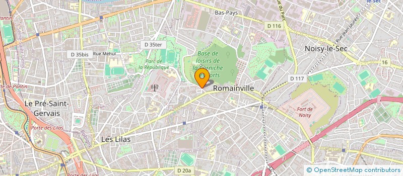 localisation de l'entreprise MONSIEUR JORDAN FITOUSSI à ROMAINVILLE
