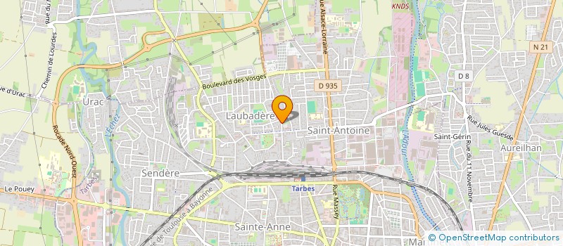 localisation de l'entreprise MONSIEUR JORDAN FLORES  TARBES