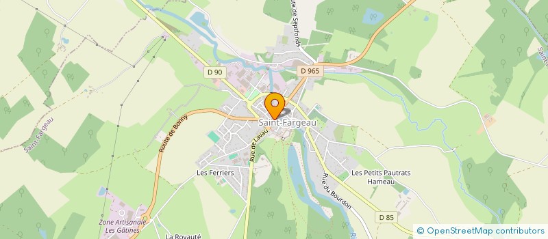 localisation de l'entreprise MONSIEUR JORDAN FLOTTON à SAINT-FARGEAU