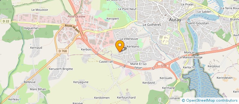 localisation de l'entreprise MONSIEUR JORDAN FONT  SAINTE-ANNE-D'AURAY