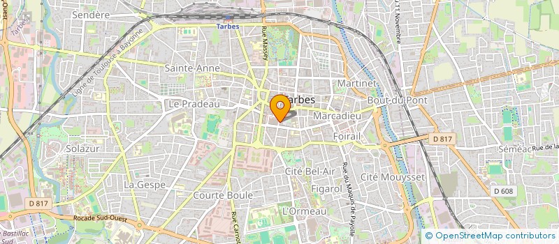 localisation de l'entreprise MONSIEUR JORDAN FONTAINE  TARBES