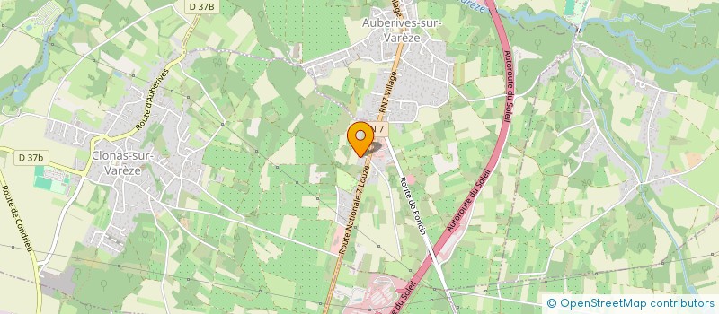 localisation de l'entreprise MONSIEUR JORDAN FONTANA  CLONAS-SUR-VAREZE