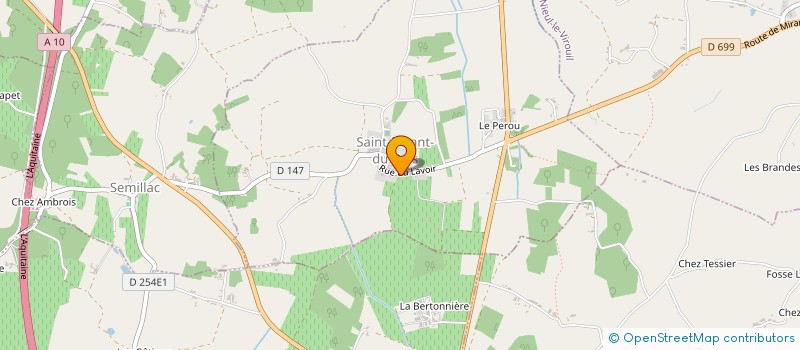 localisation de l'entreprise MONSIEUR JORDAN FONTENAUD  SAINT-DIZANT-DU-BOIS