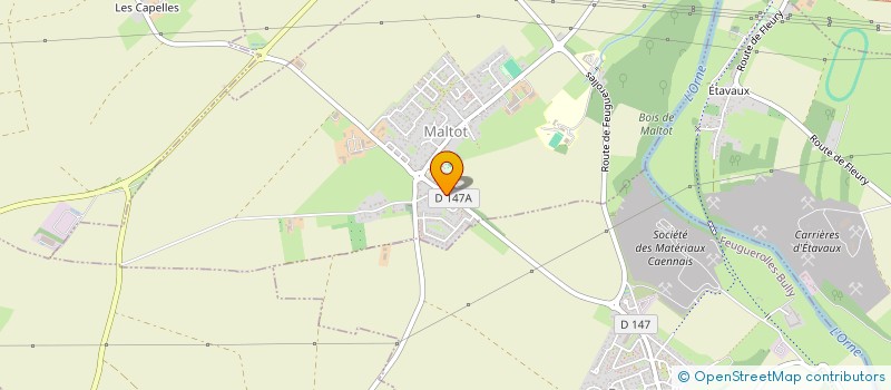 localisation de l'entreprise MONSIEUR JORDAN FOUCHAUX à MALTOT