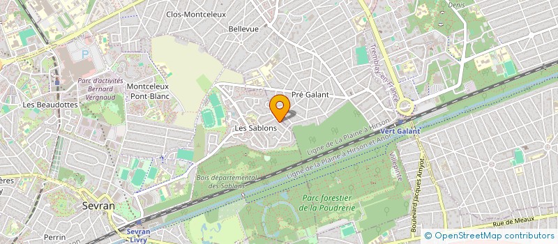 localisation de l'entreprise MONSIEUR JORDAN FRANCOIS-LUBIN  SEVRAN