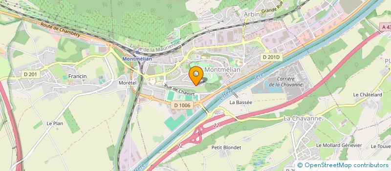 localisation de l'entreprise MONSIEUR JORDAN GAILLAND  MONTMELIAN