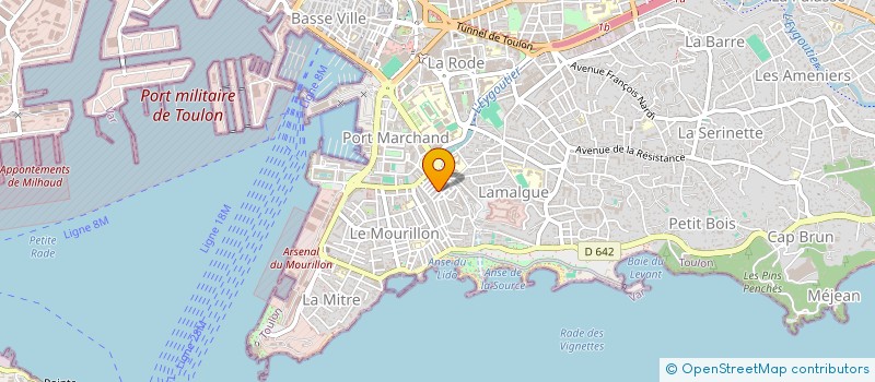 localisation de l'entreprise MONSIEUR JORDAN GALTIER  TOULON