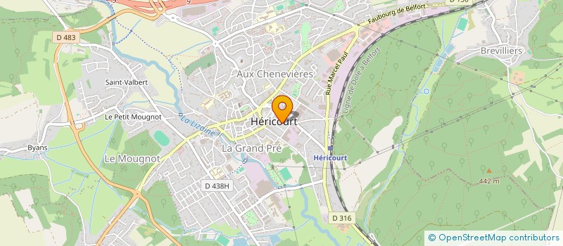 localisation de l'entreprise MONSIEUR JORDAN GARCIA  HERICOURT