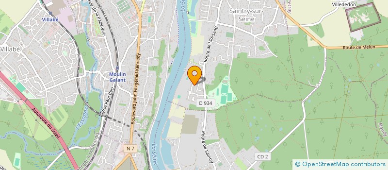 localisation de l'entreprise MONSIEUR JORDAN GASSAMA à SAINTRY-SUR-SEINE