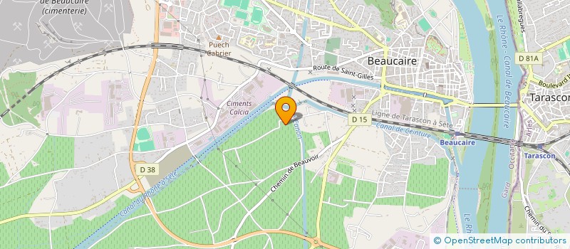 localisation de l'entreprise MONSIEUR JORDAN GEENENS  BEAUCAIRE