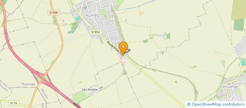 localisation de l'entreprise MONSIEUR JORDAN GILLET  AUMETZ