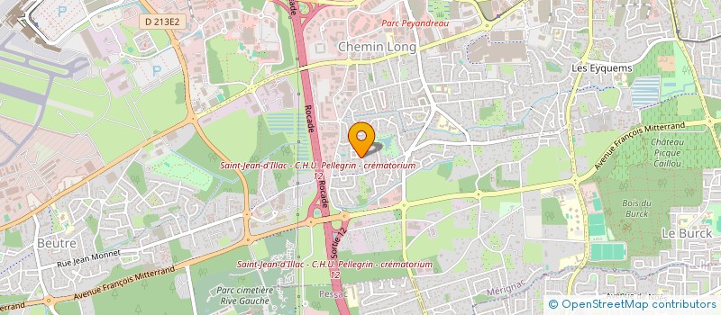 localisation de l'entreprise MONSIEUR JORDAN GLEMET  MERIGNAC