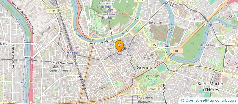 localisation de l'entreprise MONSIEUR JORDAN GODICHAUD-CHEYROU  GRENOBLE