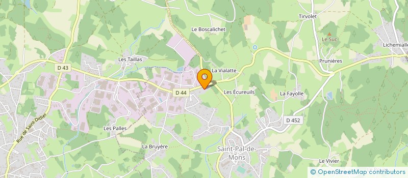 localisation de l'entreprise MONSIEUR JORDAN GOUROUNAS  SAINT-PAL-DE-MONS