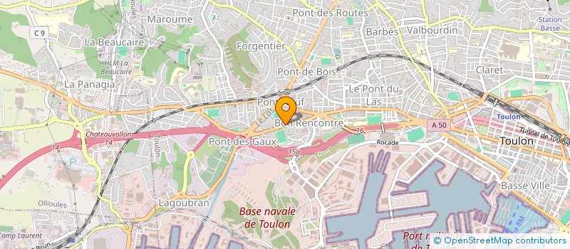 localisation de l'entreprise MONSIEUR JORDAN GUICHOT  TOULON