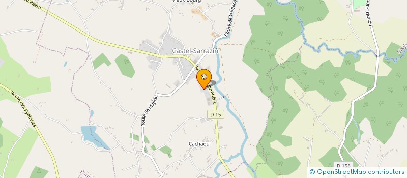 localisation de l'entreprise MONSIEUR JORDAN GUILHORRE  CASTEL-SARRAZIN