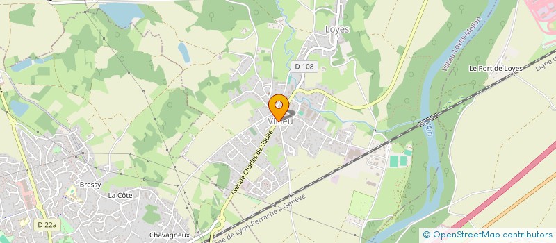 localisation de l'entreprise MONSIEUR JORDAN GUILLEMIN  VILLIEU-LOYES-MOLLON