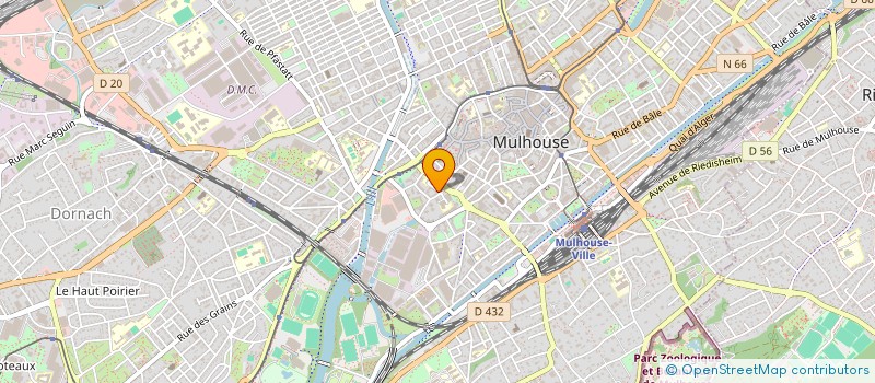 localisation de l'entreprise MONSIEUR JORDAN HAMROUCHE  MULHOUSE