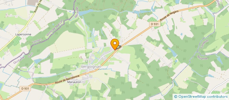 localisation de l'entreprise MONSIEUR JORDAN HERIT  VERGOIGNAN