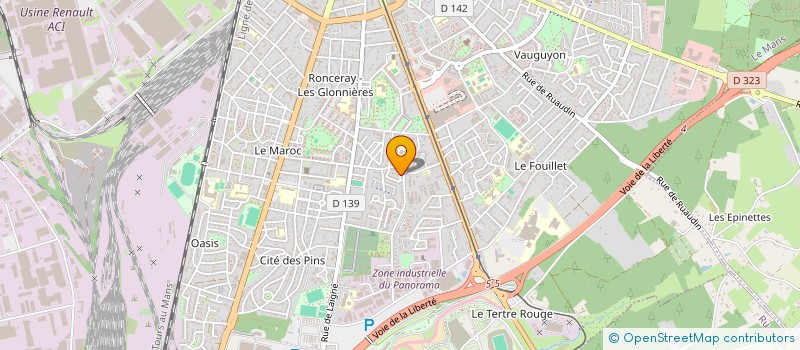 localisation de l'entreprise MONSIEUR JORDAN HERIVEAU  LE MANS