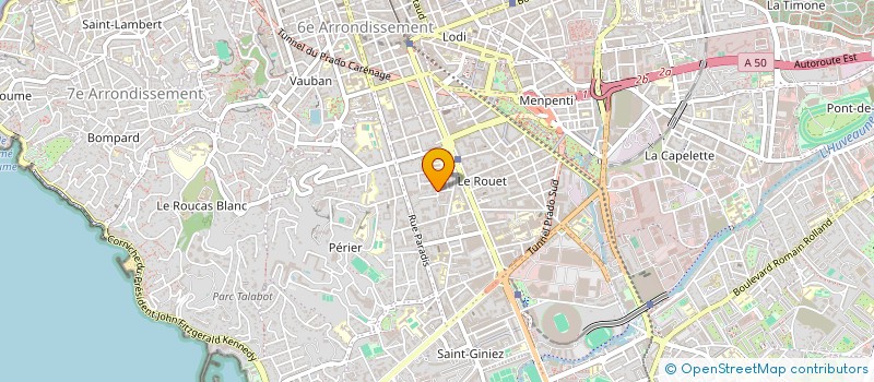 localisation de l'entreprise MONSIEUR JORDAN HERRAULT à MARSEILLE