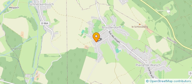 localisation de l'entreprise MONSIEUR JORDAN HILD  BROUDERDORFF