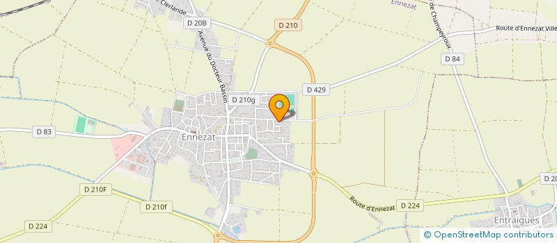 localisation de l'entreprise MONSIEUR JORDAN IDMONT  ENNEZAT