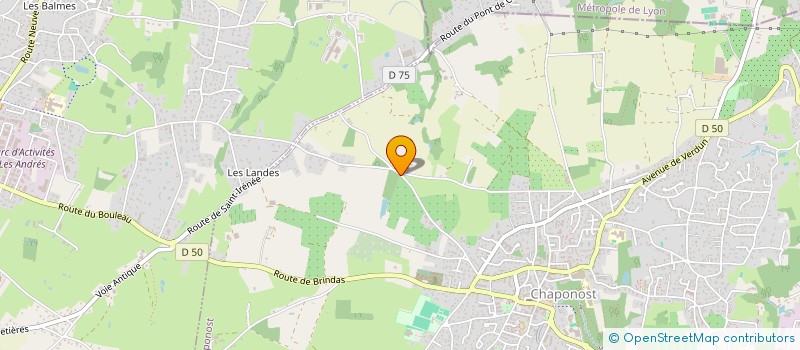 localisation de l'entreprise MONSIEUR JORDAN JACQUIN  CHAPONOST