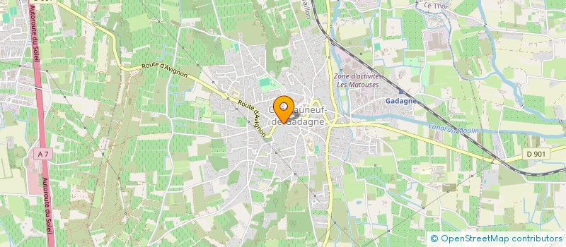 localisation de l'entreprise MONSIEUR JORDAN JEAN  CHATEAUNEUF-DE-GADAGNE