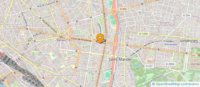 localisation de l'entreprise MONSIEUR JORDAN JEAN-BAPTISTE  PARIS