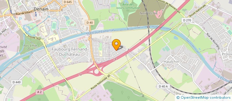 localisation de l'entreprise MONSIEUR JORDAN JEAN VANTREPOTTE  HAULCHIN