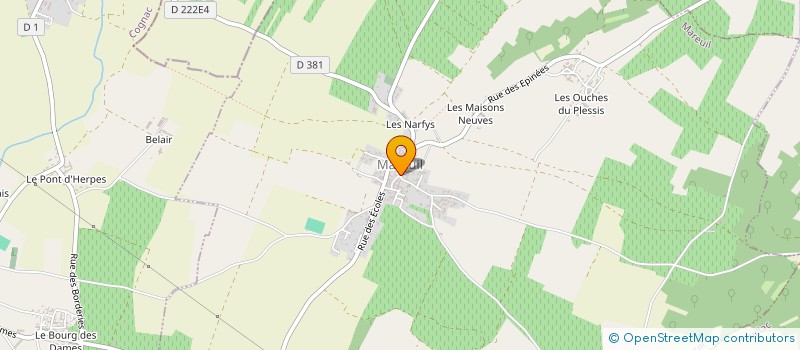 localisation de l'entreprise MONSIEUR JORDAN JIGOREL à MAREUIL