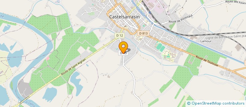 localisation de l'entreprise MONSIEUR JORDAN JOLIVEAU  CASTELSARRASIN