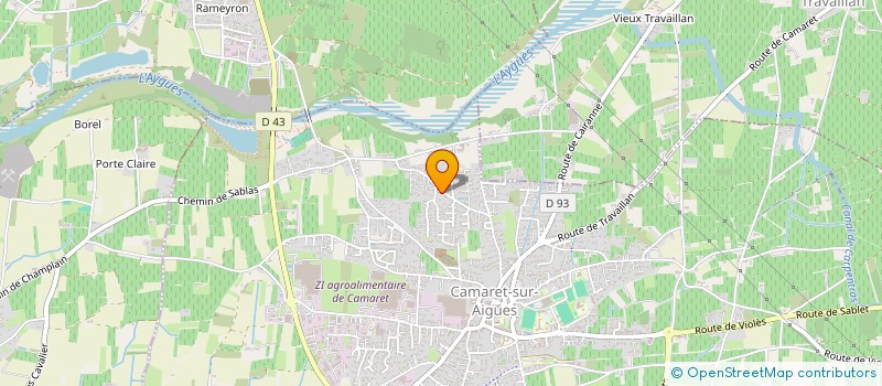 localisation de l'entreprise MONSIEUR JORDAN JOLIVET  CAMARET-SUR-AIGUES