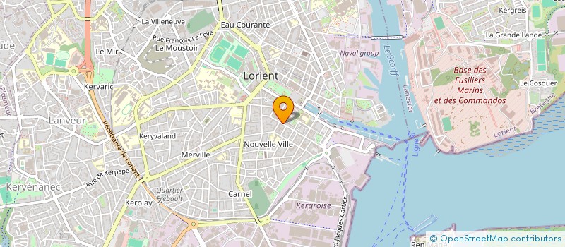 localisation de l'entreprise MONSIEUR JORDAN JOVENEAU  LORIENT